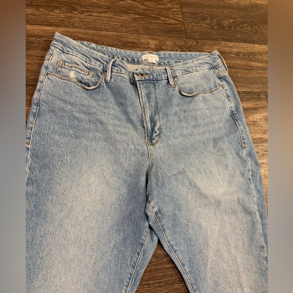 Good American Light Wash Denim Jeans Women’s 18 High Rise - Picture 3 of 5